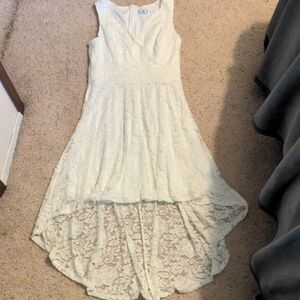 Lace High Low Dress